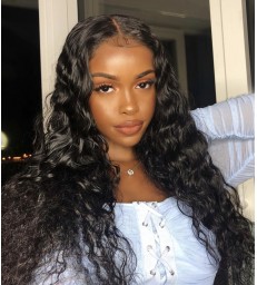 Ready to wear wet wave 360 lace frontal wig--SS001