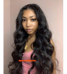 Brazilian Virgin Hair Body Wave 360 Lace Frontal Wigs -[MCW367]