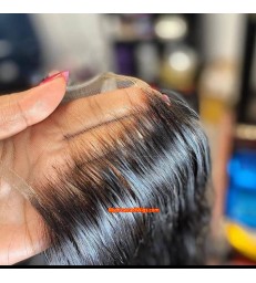 HD Lace Closure 4x4 inch Straight Human Hair Swiss Lace Closure -【HC002】