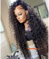 Pre-plucked hairline romantic curly human hair 13*6 lace front wig [lf008]