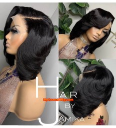 Undetectable Bridget Bob 5*5 HD lace closure human hair wig [mc002]