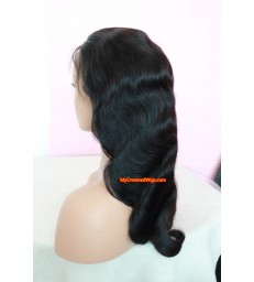 Brazilian Virgin Hair Body Wave 360 Lace Frontal Wigs -[MCW367]