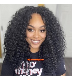 Stock Brazilian Virgin Hair Spanish Curl 360 Lace Wig -【MCW365】