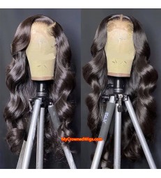 Stock Brazilian Virgin Hair Loose Wave 360 Frontal Wig -【MCW342】
