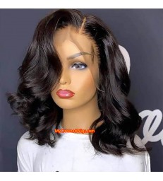 Brazilian virgin long wavy 360 wigs with pre plucked hairline--[MCWCC2]