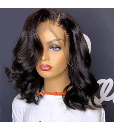 Brazilian virgin long wavy 360 wigs with pre plucked hairline--[MCWCC2]