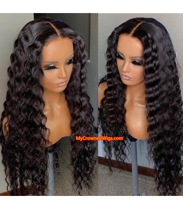 Skin Melt Deep Wave HD Lace 13*6 Lace Front Wigs [HD002]