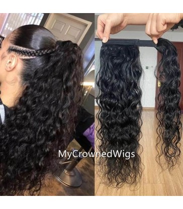 PONYTAIL PIECE ITALIAN YAKI BRAZILIAN VIRGIN HAIR【MCW930】