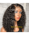 Undetectable HD Lace Bob Curly 5x5 Lace Closure Wigs With Bleached Knots [HCW107]