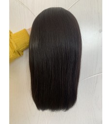 Headband Wig Straight Bob Beginner Friendly Virgin Human Hair Wigs 【HW003】