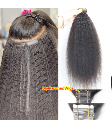 Tape In Extensions Virgin PU Skin Tape Human Hair Weft【tape02]