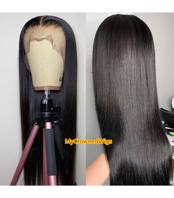 13x6 Virgin Human Hair Lace Front Wigs With 150% Density [LF001]