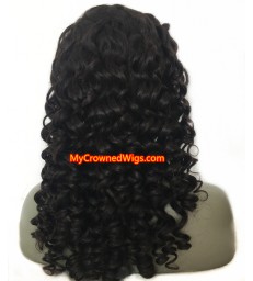 Brazilian virgin spanish wave 360 frontal wig -[MCW346]