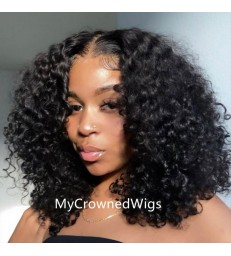 Brazilian Human Hair Beyonce Curly 360 Frontal Wig -[MCW358]