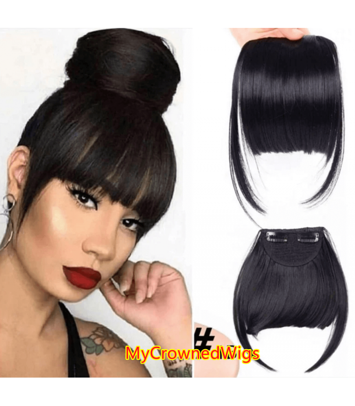 Clip in Bangs 100% Human Hair 【B001】