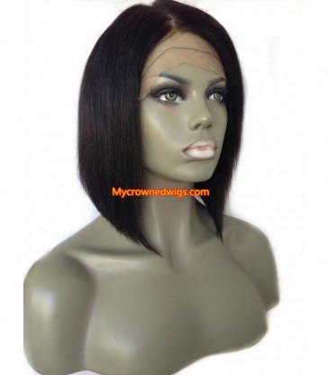 Summer BOB style--brazilian virgin silk straight full lace wig [mcwbb002]