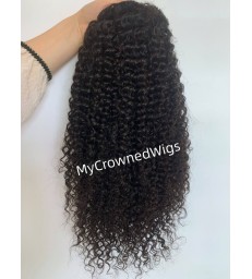 Ready to Wear Headband Wig Kinky Curly Beginner Friendly Virgin Human Hair Wigs 【HW006】