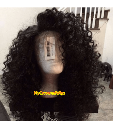 Pre plucked 360 Lace Wig Water Curly Virgin Hair [MCW112]