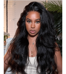 KINKY STRAIGHT SUPER FINE INVISIBLE HD SWISS LACE 5*5 LACE CLOSURE HUMAN HAIR [HCW115]