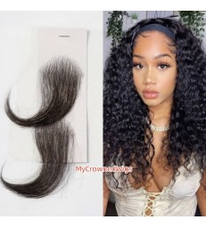 HD Lace Baby Hair Stripe Edges Protective Human Hair 4 Pieces -【SE001】