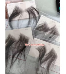 HD Lace Baby Hair Stripe Edges Protective 100% Human Hair 4 Pieces--【SE001】