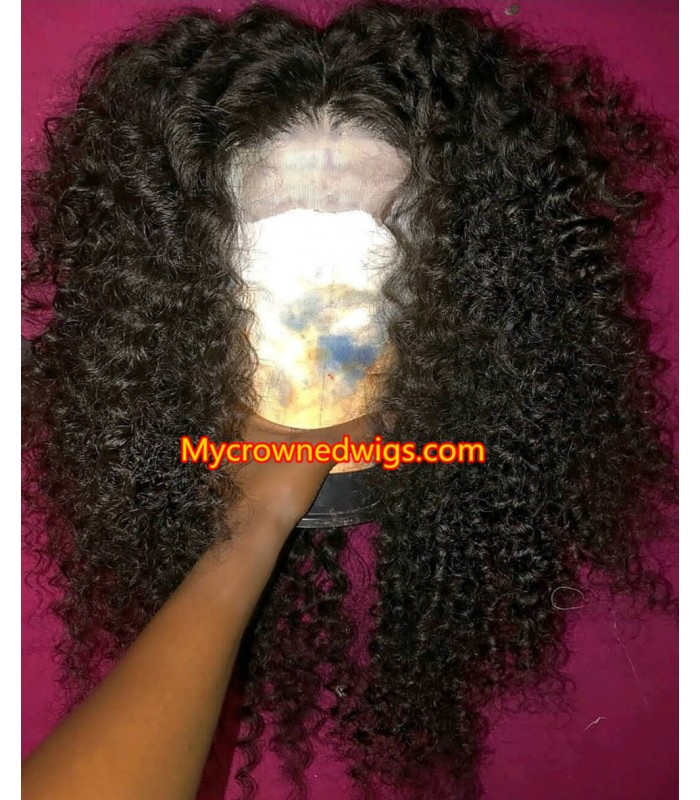 jerry curl lace frontal