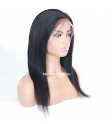 Stock Preplucked 360 Lace Wig Silk Straight Virgin Hair -【MCW363】