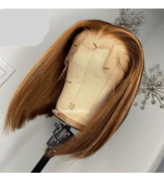 Straight highlight bob 13*6 lace front wig [bob111]