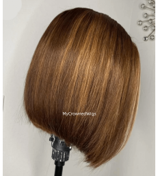 Straight highlight bob 13*6 lace front wig [bob111]