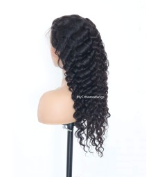 Stock Brazilian Virgin Hair Beach Wave 360 Lace Wig -【MCW351】