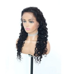 Pre Plucked 360 Lace Wigs Beach Wave Virgin Hair--[MCW351]