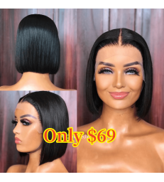 T-Part Brazilian Bob Wig--[tp002]