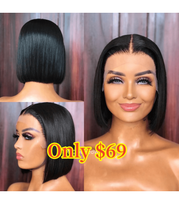 T-Part Brazilian Bob Wig--[tp001]