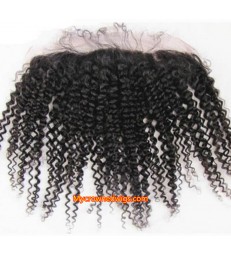 13*4 Brazilian virgin Spanish curl lace frontal--[MCW935]