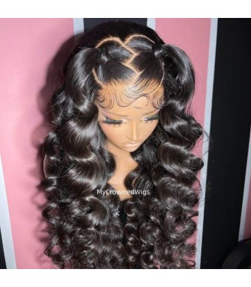 Skin Melt Tight Wave 13*6 HD Lace Front Wigs [HD221]