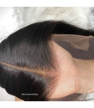Brazilian virgin Silk Straight Glueless HD Lace wigs [HD001]