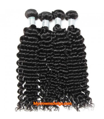 Brazilian virgin Spanish curl 8A grade weft--[MCW934]