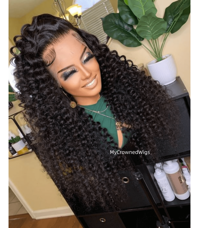 Skin Melt Sprial curls 13*4 HD Lace Front Wigs [HD224]