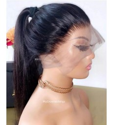 Stock Preplucked 360 Lace Wig Silk Straight Virgin Hair -【MCW363】