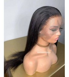 Stock Preplucked 360 Lace Wig Silk Straight Virgin Hair -【MCW363】