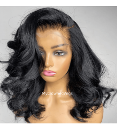 Skin Melt Body Wave Bob 13*4 HD Lace Front Wigs [HD228]