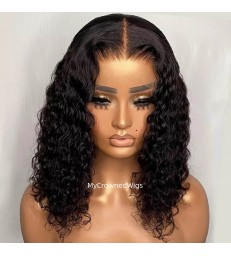 Skin Melt Bob Curly 13*4 HD Lace Front Wigs [HD229]