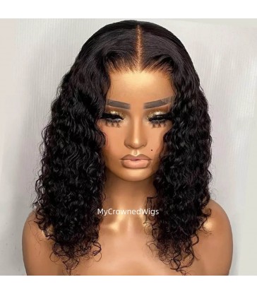 Skin Melt Bob Curly 13*4 HD Lace Front Wigs [HD229]