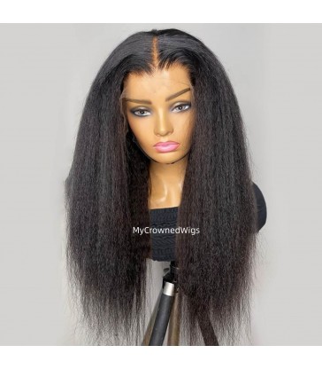 Skin Melt Kinky Straight 13*6 HD Lace Front Wigs [HD005]