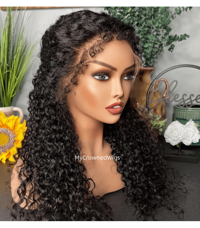 Water Wave With 4c Baby Hairs edges13x6 HD Lace Wig