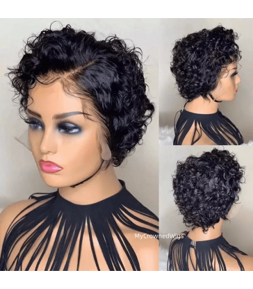 Cheap Wigs For Women human Hair Pixie Cut Wig [LFW04]