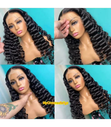 Skin Melt Deep Wave HD Lace 13*6 Lace Front Wigs [HD002]