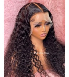 Skin Melt Curly Wave HD Lace 13*6 Lace Front Wigs [HD004]