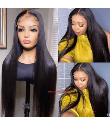 5*5 UNDETECTABLE HD LACE CLOSURE HUMAN HAIR WIG【hcw001】