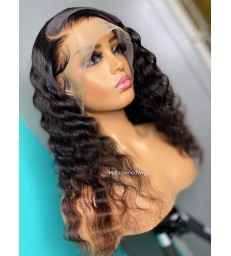 Pre Plucked 360 Lace Wigs Beach Wave Virgin Hair--[MCW351]